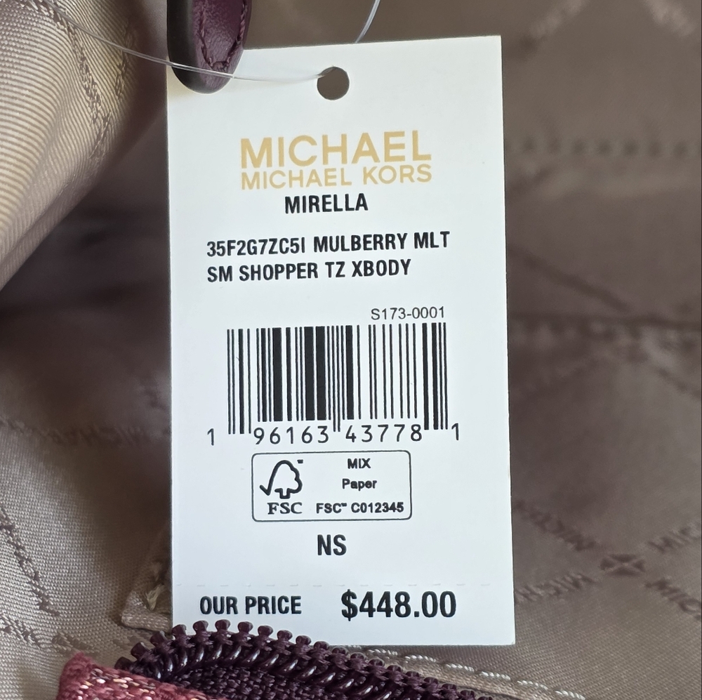 Michael Kors Mirella Logo Small Crossbody - Picture 8 of 9